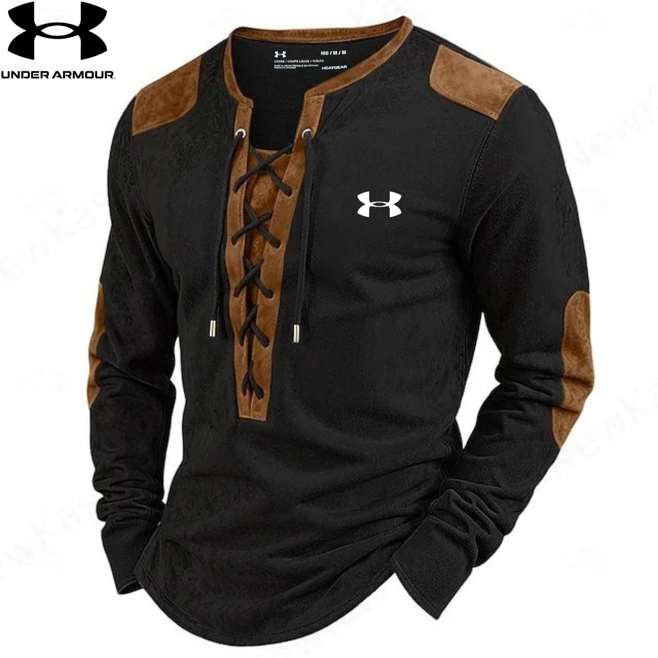 UA | T-shirt Manches Longues Homme à Lacets