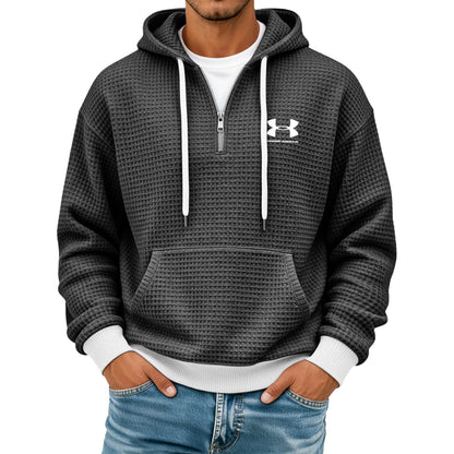 Sweat Texturé à Demi-Zip – Offre de Déstockage