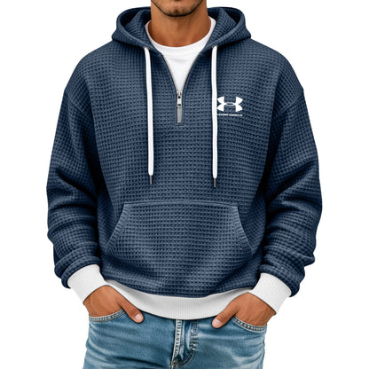 Sweat Texturé à Demi-Zip – Offre de Déstockage