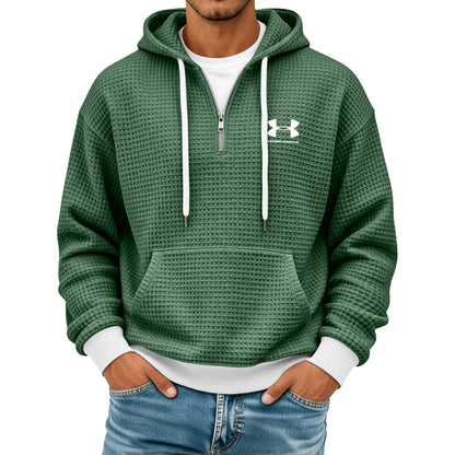 Sweat Texturé à Demi-Zip – Offre de Déstockage
