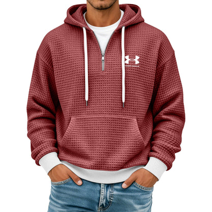 Sweat Texturé à Demi-Zip – Offre de Déstockage